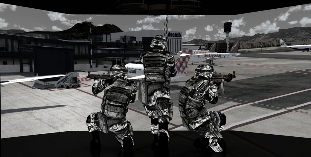 Multi-Screen Advance Training Shooting Simulator (ATSS)